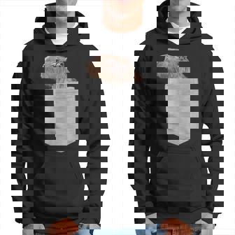 カピバラ フェイク ポケット カピバラ げっ歯類 げっ歯類 アニマル ノベルティ パーカー - Kawaiitshirt