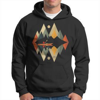カヤック ヴィンテージ レトロ 山 カヌー カヌー カヤック パーカー - Kawaiitshirt