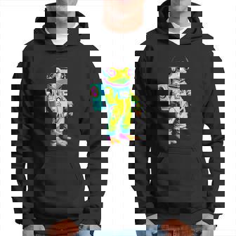 カラフルなカエルの宇宙飛行士キャラクター パーカー - Kawaiitshirt