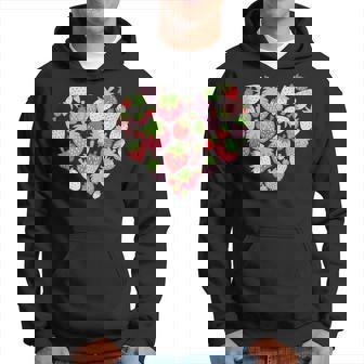 カワイイ ストロベリーハート コテージコア エステ ストロベリー パーカー - Kawaiitshirt