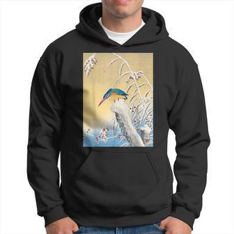 カワセミ 鳥 動物 ヴィンテージ 和 浮世絵 自然 江戸 パーカー - Kawaiitshirt
