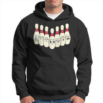 カートゥーン ボウリング 面白い 怖い ボウリング パーカー - Kawaiitshirt