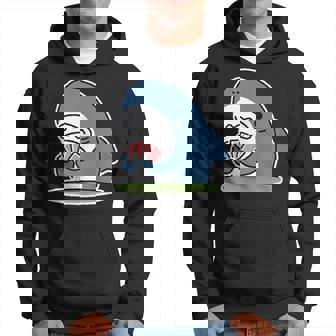 カード遊びをするサメ パーカー - Kawaiitshirt