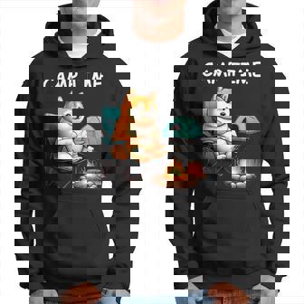 キャンプ Camp Time アウトドア 焚火 おもしろ 犬 柴犬好き 柴犬 名言 文字 面白い ふざけた ネタ パーカー - Kawaiitshirt