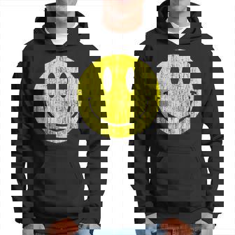 クラシック スマイリーシャツ アンティーク調 80年代風 アシッドハウス アイコン 顔文字 パーカー - Kawaiitshirt