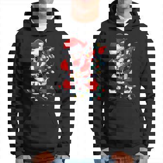 クリスマス サンタクロース ダビングダンス クリスマスライト 家族 パーカー - Kawaiitshirt
