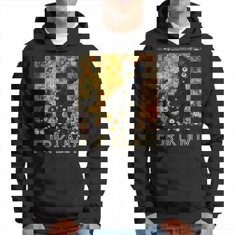 クリムト絵画の黒猫、猫好き、アーティスト美術学生 パーカー - Kawaiitshirt