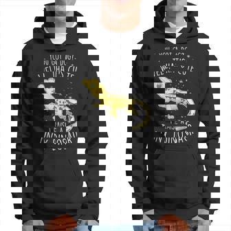 クレステッドゲッコ 小さな恐竜 トカゲ 爬虫類 ペット ハーレクイン パーカー - Kawaiitshirt