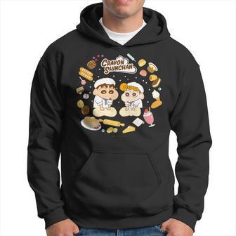 クレヨンしんちゃん ひまわりとパンづくり デザートタイム パーカー - Kawaiitshirt