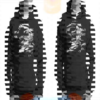 クロコダイル お父さん 母 恋人 モノクロ クロコダイル パーカー - Kawaiitshirt