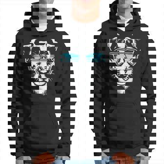 クールなジャック ラッセル テリア犬サングラス グラフィック デザイン パーカー - Kawaiitshirt