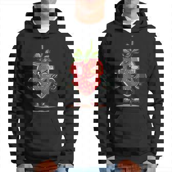 クールなボクシングストロベリーコスチューム。 パーカー - Kawaiitshirt