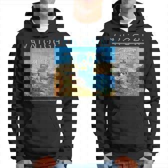 ゴッホ 面白いtシャツ アート アルルの跳ね橋 印象派 絵画 メンズ レディース 面白い 服 美術 油彩画 パーカー - Kawaiitshirt