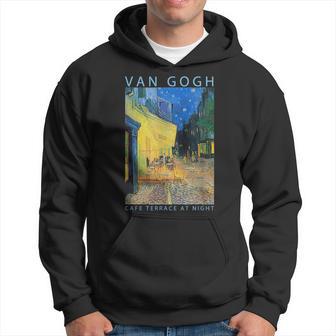ゴッホ 面白いtシャツ アート 夜のカフェテラス 印象派 絵画 メンズ レディース 面白い 服 美術 油彩画 パーカー - Kawaiitshirt