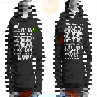 メンズ メンズ ゴルフウェア ゴルフとビール That's Why I'm Here パーカー - Kawaiitshirt