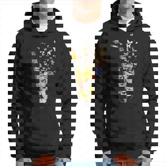 サクソフォニスト コロラド 蝶 音符 ジャズサックス パーカー - Kawaiitshirt