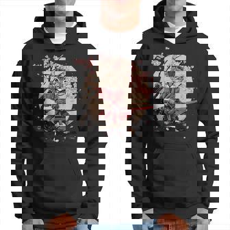 サムライキャット 日本戦士 サクラツリー 日本忍者 猫 パーカー - Kawaiitshirt