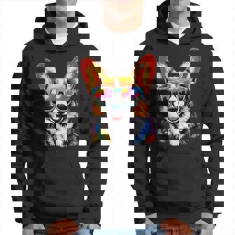 サングラスとコーギー ウェルシュ・コーギー犬 甘いウェルシュ・コーギー パーカー - Kawaiitshirt