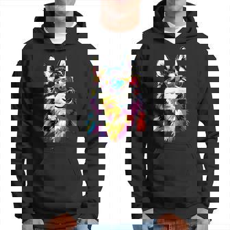 サングラスをかけたハスキー犬 私はシベリアンハスキーが大好きです。 パーカー - Kawaiitshirt