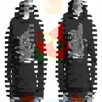サングラス面白いスイカとスイカの夏のメロン パーカー - Kawaiitshirt