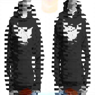 シマエナガ 翼を広げて飛ぶ しまえなが デフォルメ パーカー - Kawaiitshirt