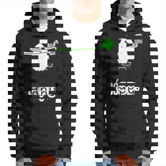 シマエナガ『四つ葉のクローバー』白い鳥【どうぶつフレンズ】動物 ゆるくて かわいい キャラクター イラスト パーカー - Kawaiitshirt