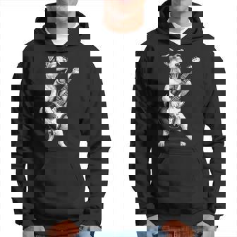 ジャック・ラッセル・テリア ギターを弾く ロックミュージック 犬好き パーカー - Kawaiitshirt