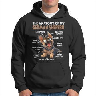ジャーマン シェパードの犬の散歩 T 犬愛好家のジャーマン シェパード パーカー - Kawaiitshirt