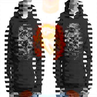 ジュラシックワールド ティラノサウルスレックス 恐竜の肖像画 パーカー - Kawaiitshirt