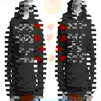 スイカ柄 フルーツスライス スイカ コスチューム パーカー - Kawaiitshirt