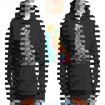 スウォッシュを持つゴールデンレトリバー、ゴールデンレトリバードッグ パーカー - Kawaiitshirt