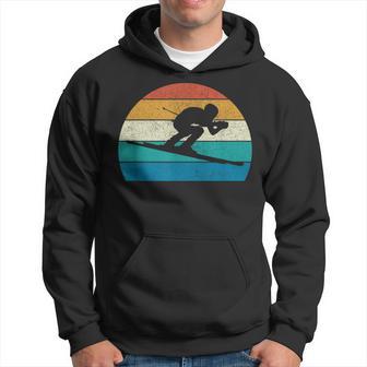 スキー スキー レース スラローム レトロ パーカー - Kawaiitshirt