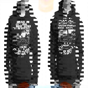 スムーズに敷設する 面白いコンクリート作業員 パーカー - Kawaiitshirt