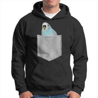 セキセイインコ ポケットから覗く 可愛いデザイン パーカー - Kawaiitshirt