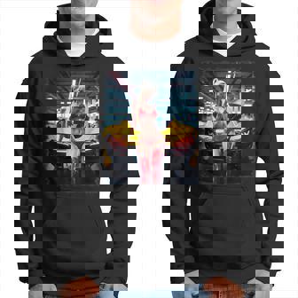 セクシーガールグラフィックtシャツ セクシーブロンドビキニモデル&車 パーカー - Kawaiitshirt