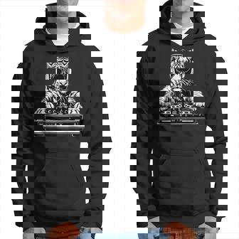 タイガーミュージック Dj テクノダンスクラブ ハウス ターンテーブル Dj タイガー パーカー - Kawaiitshirt