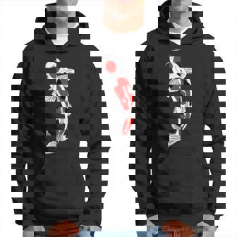 タンチョウサンケ 赤・白・黒鯉 パーカー - Kawaiitshirt