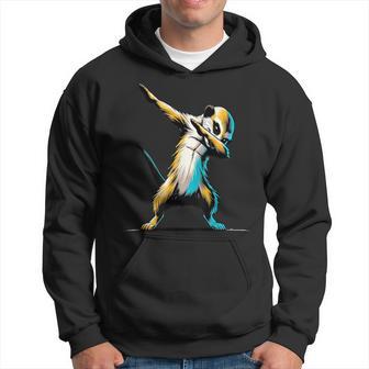 ダビングするミーアキャット 面白いモチーフ 踊るダブ スリケート パーカー - Kawaiitshirt