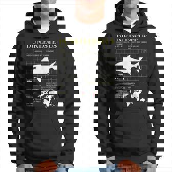 ダンクルオステウス デボン紀の海の怪物 絶滅動物 パーカー - Kawaiitshirt