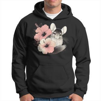 チンチラ ハイビスカス ブルーム ハーモニー フローラル チンチララバーズ パーカー - Kawaiitshirt
