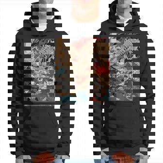 ティラノサウルス浮世絵 パーカー - Kawaiitshirt