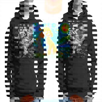 トイプードル 面白いtシャツ 犬 ゴッホ 星月夜 かわいい メンズ 子供 おもしろ 服 グッズ ネタ パーカー - Kawaiitshirt