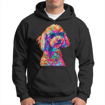 トイプードル愛好家デザイン ポップアート 面白いトイプードル 犬 パーカー - Kawaiitshirt