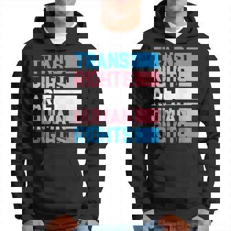 トランスライツは人権トランスジェンダープライドフラッグ パーカー - Kawaiitshirt