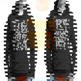 トリックオアトリートパンプキンフェイスハロウィングラフィック。 パーカー - Kawaiitshirt