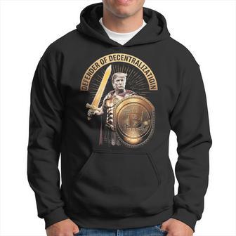 ドナルド・トランプ 暗号大統領 パロディー ミーム 面白い ビットコイン パーカー - Kawaiitshirt