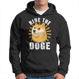 ドージコイン クリプト ライド ザ ドージ 面白い Memecoin パーカー - Kawaiitshirt