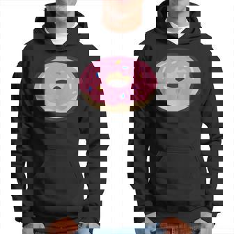 ドーナツレッドアイシングコミックグラフィック メンズ レディース 子供用 パーカー - Kawaiitshirt