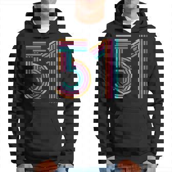 ナンバー51 Fifty-One Anniversary 男女 51歳の誕生日 パーカー - Kawaiitshirt