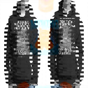 ニャーイングルックスマックスニャー付きファニーキャットミーム パーカー - Kawaiitshirt